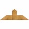 Ekena Millwork Portland Rough Sawn Timber Gable Bracket, Western Red Cedar, 36"W x 13"H x 6"D x 6"F, 9/12 Pitch GBW036X13X0606POR00RWR - alternate 1